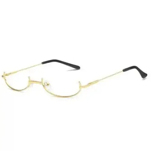 Stylish Metal Eyewear Frames - Golden - Accesories