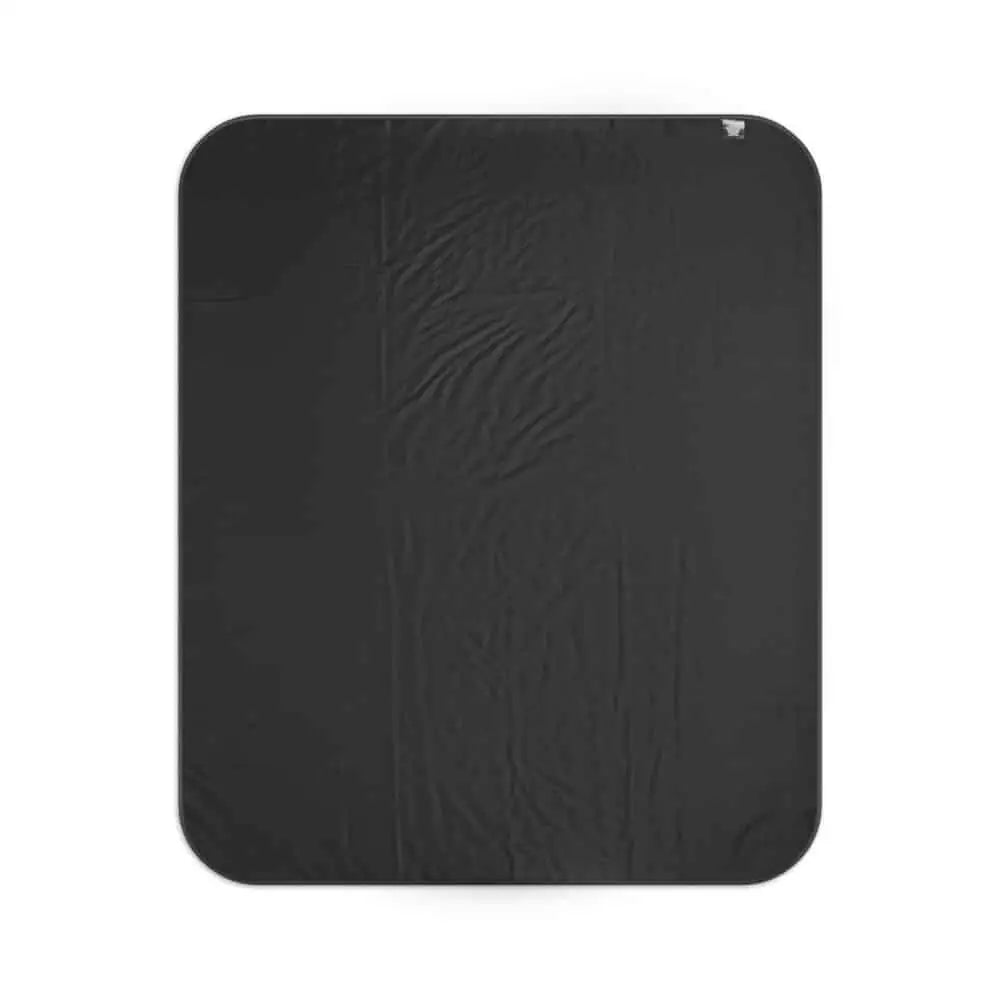 Succulents Picnic Blanket with Red Sylvester Flower Pattern