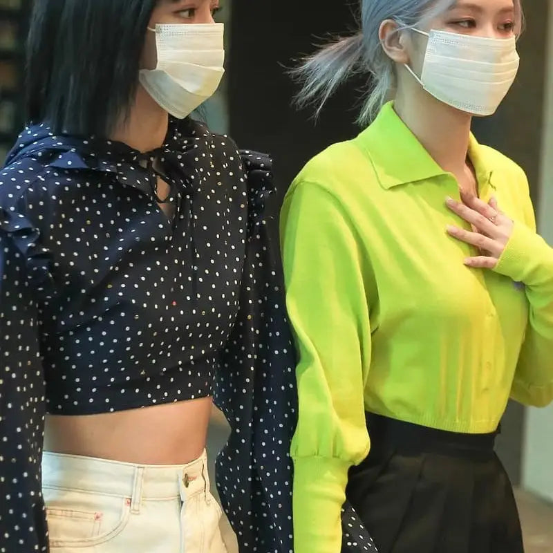 Sweater Vibrant Neon Color with Green Lantern Sleeve