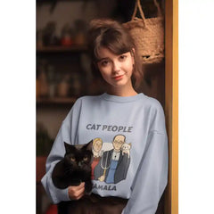 Cat People For Kamala Long Sleeve Sweatshirt