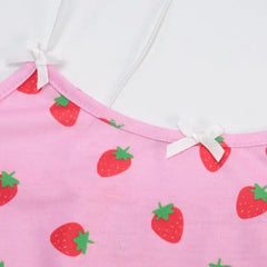 Sweet Strawberry Crop Top