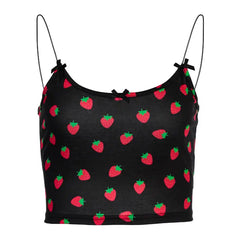 Sweet Strawberry Crop Top