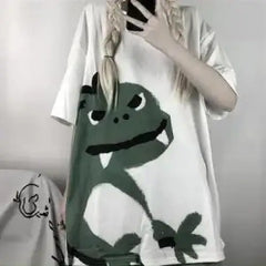 T Shirt Japanese Harajuku Monster Loose Oversized Style
