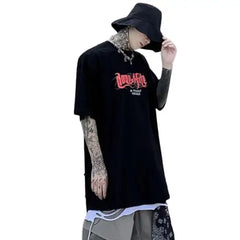 T-Shirt Love Hate Street Urban Oversized Style