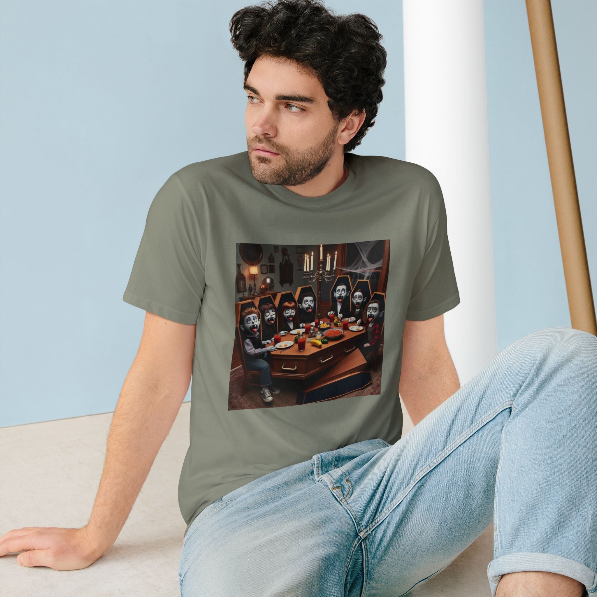 T-Shirt Vampire Family Dinner Aesthetic Clothing