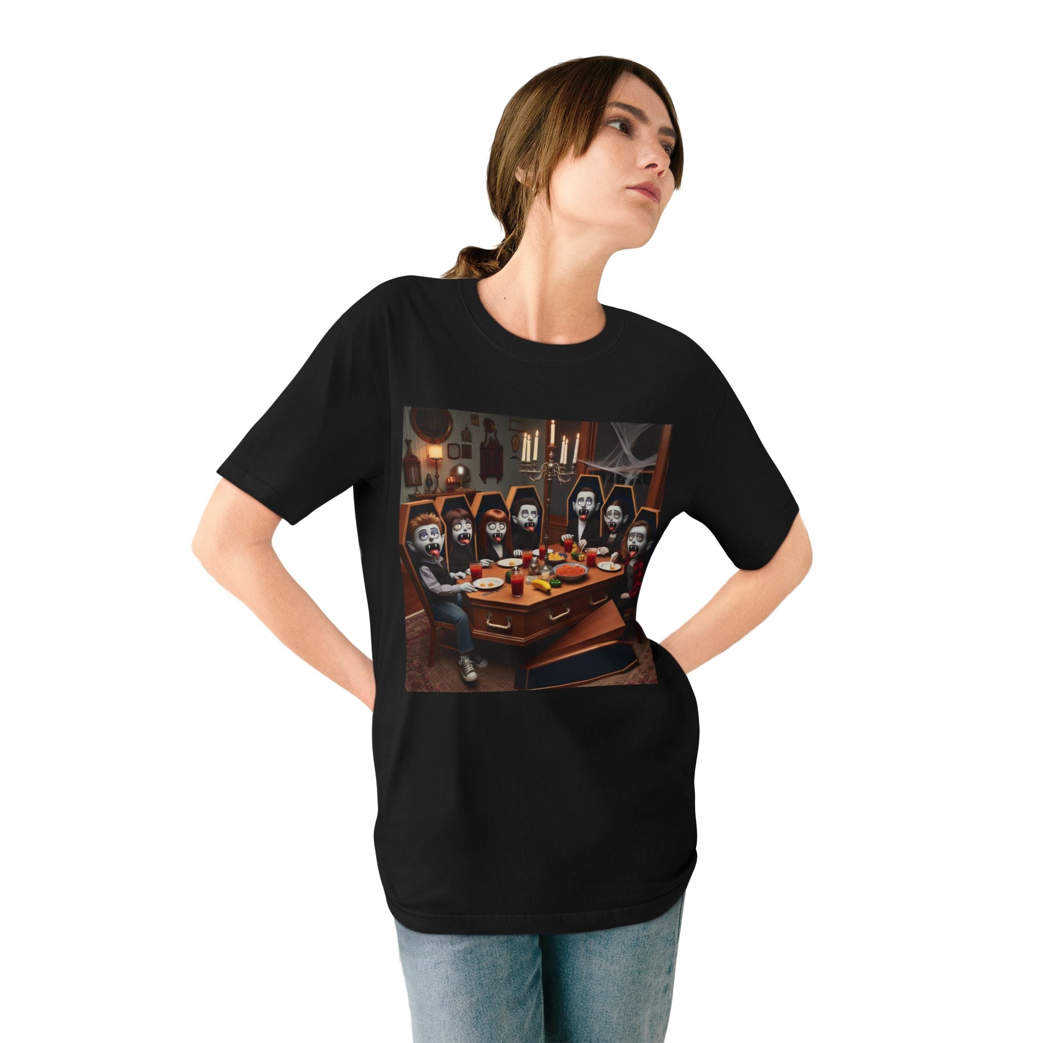 T-Shirt Vampire Family Dinner Aesthetic Clothing