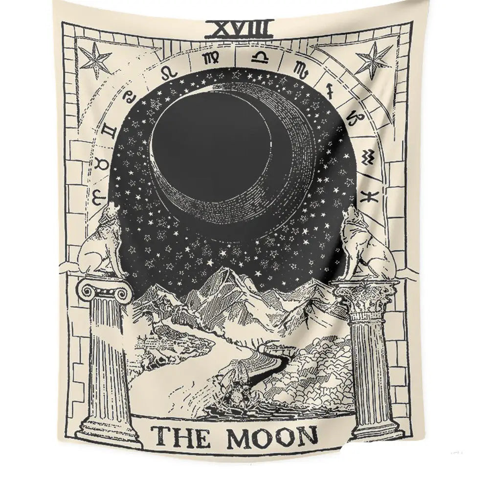 Tarot Card Astrology Tapestry Wall