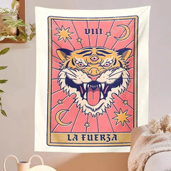 Tarot Tapestry Sun Moon Tiger Tapestry Wall