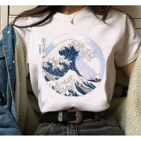 The Big Wave Style Vaporwave T-Shirt