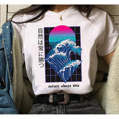 The Big Wave Style Vaporwave T-Shirt