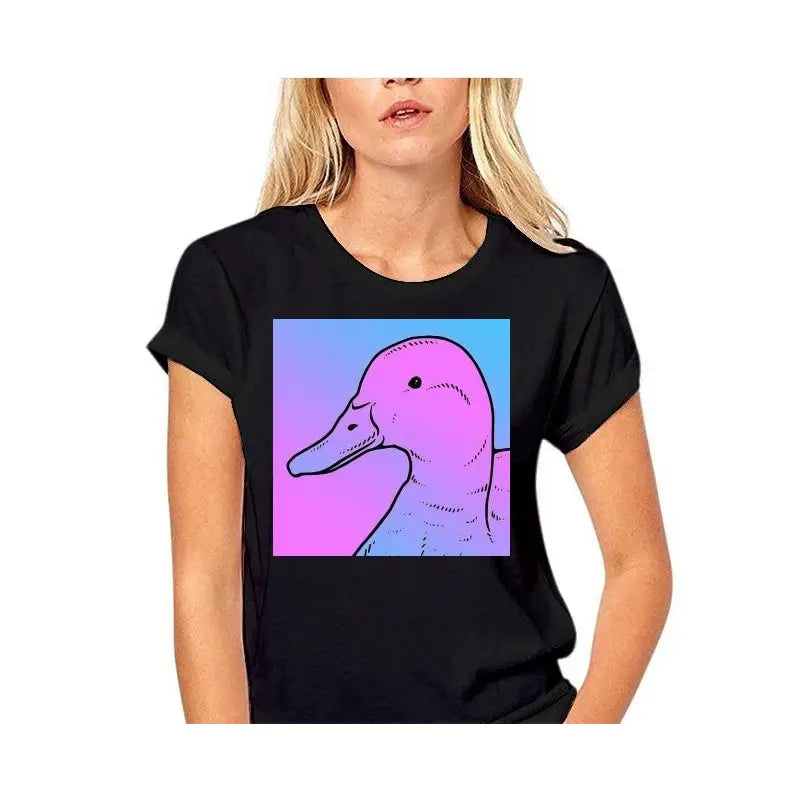 The Duck Vaporwave Women T-Shirt