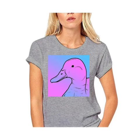 The Duck Vaporwave Women T-Shirt