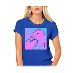 The Duck Vaporwave Women T-Shirt