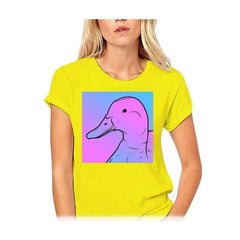 The Duck Vaporwave Women T-Shirt