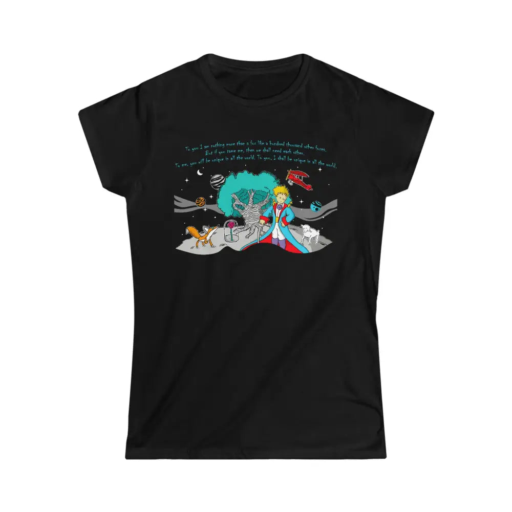 The Little Prince Softstyle T-Shirt - Black / S