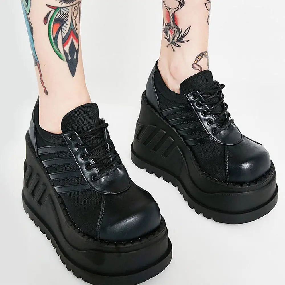 Thick Bottom Fashion Punk Gothic Shoes