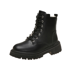 Thick Platform Ankle Non Slip Boots With Flur - boots