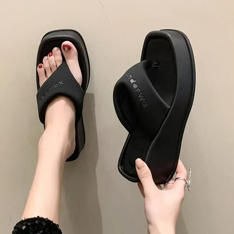 Thick Sole Wedges Chunky Platform Sandals