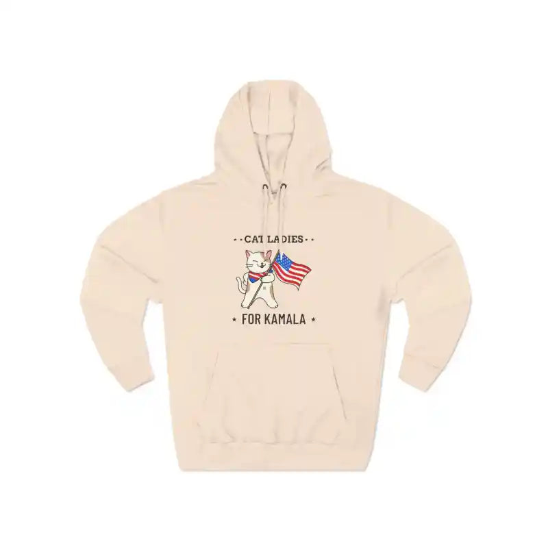 Cat Ladies For Kamala Long Sleeve Hoodie