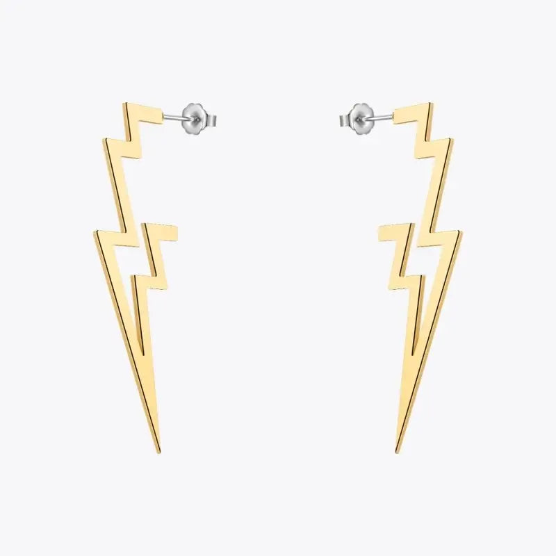 Thunder Star Stainless Steel Earring