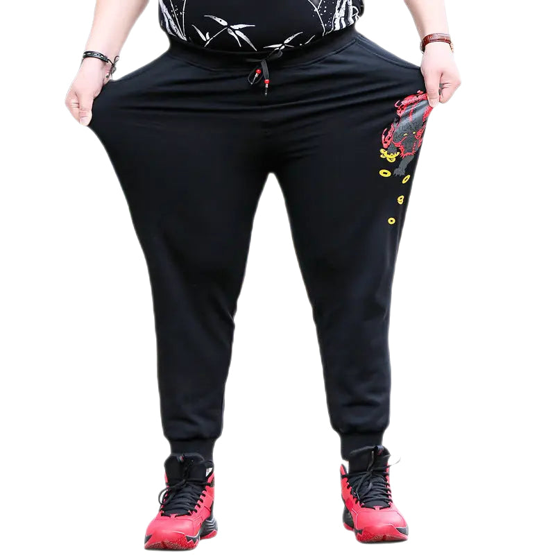 Tiger Fire Chinese Style Loose Pants