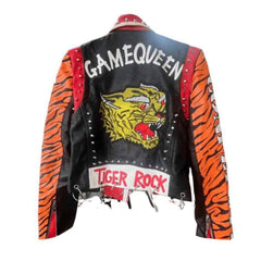 Tiger Rock Motorcycle PU Vegan Leather Jacket