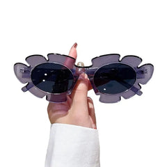 Tinted Flower Shape SunGlasses