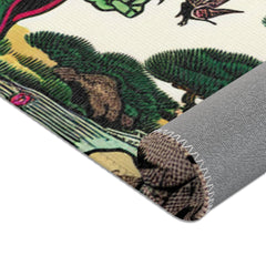 Traditional Japanese Ukiyo-e Captivating Area Rug