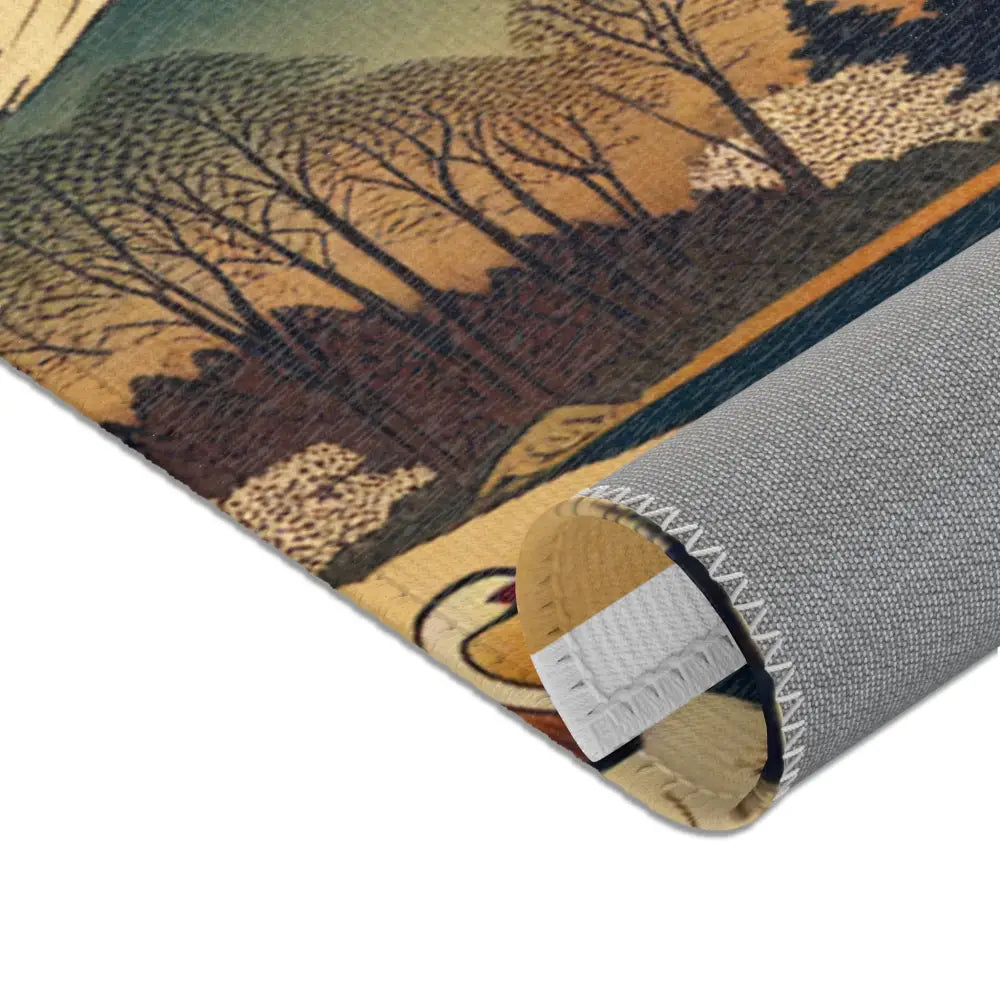 Traditional Japanese Ukiyo-e Exquisite Area Rug