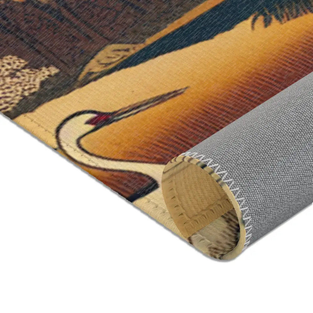Traditional Japanese Ukiyo-e Exquisite Area Rug