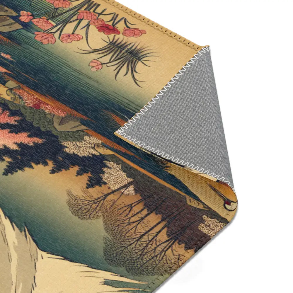 Traditional Japanese Ukiyo-e Exquisite Area Rug