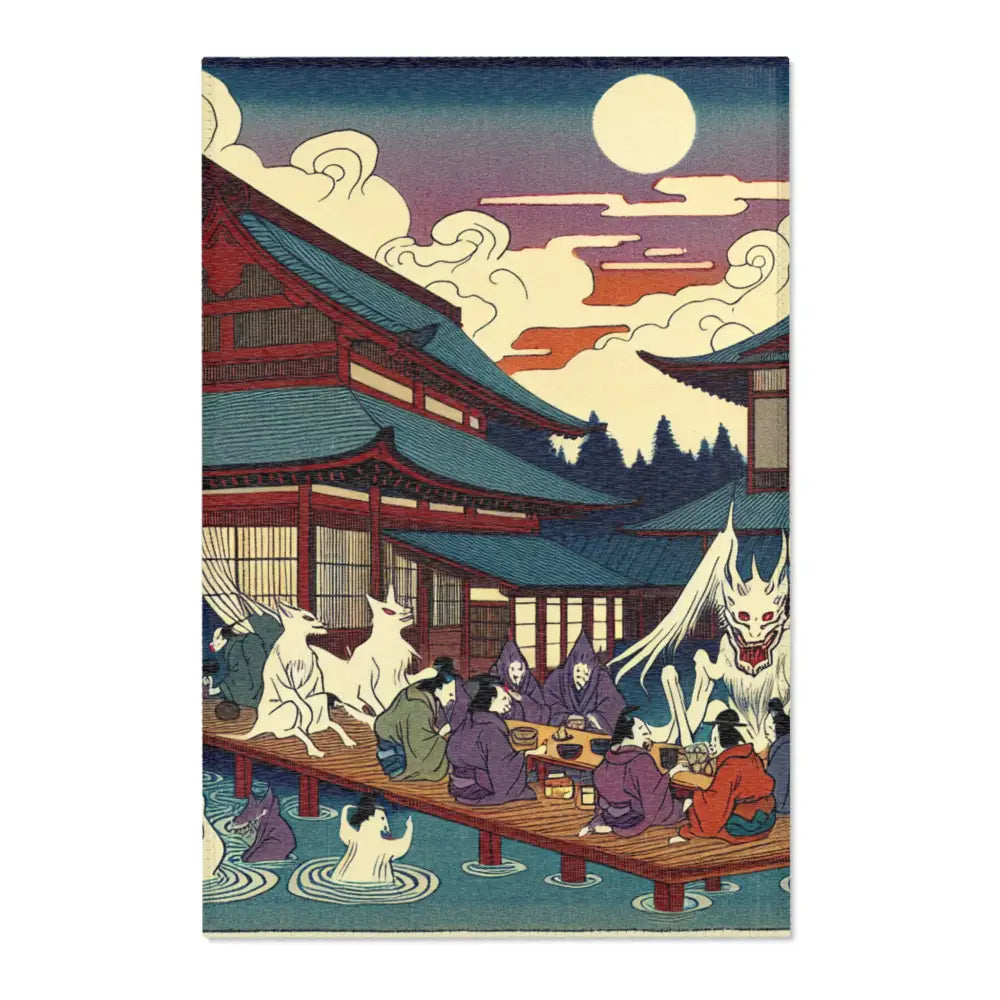 Traditional Japanese Yokai Area Rug 24’’ × 36’’