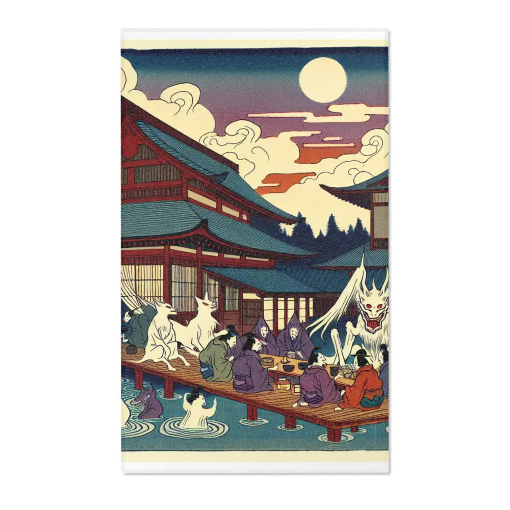Traditional Japanese Yokai Area Rug 36’’ × 60’’