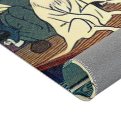 Traditional Japanese Yokai Area Rug