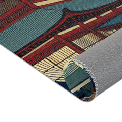 Traditional Japanese Yokai Area Rug