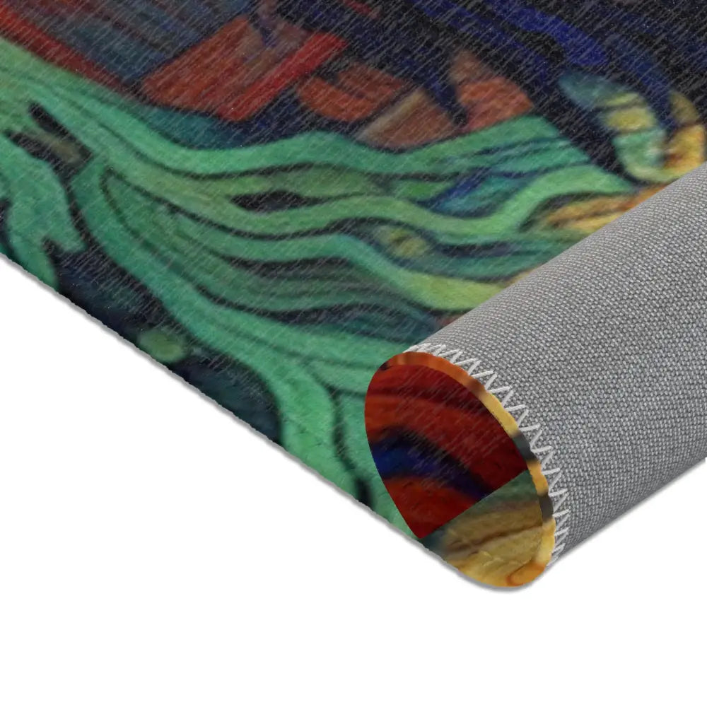 Traditional Yokai Area Rug Inspired by Ancient Japanese