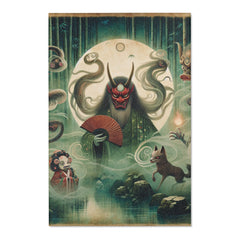 Traditional Yokai Art Captivating Area Rug 48’’ × 72’’