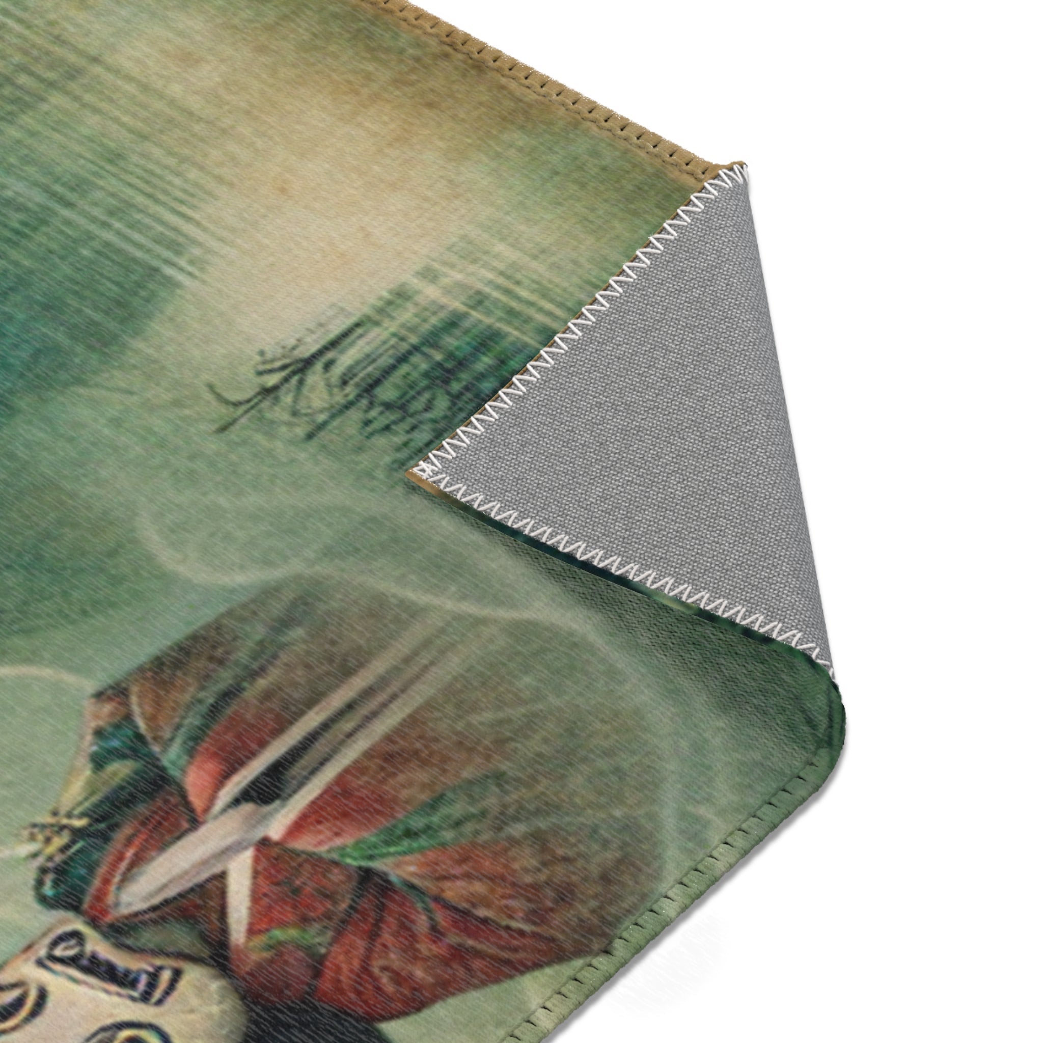 Traditional Yokai Art Captivating Area Rug