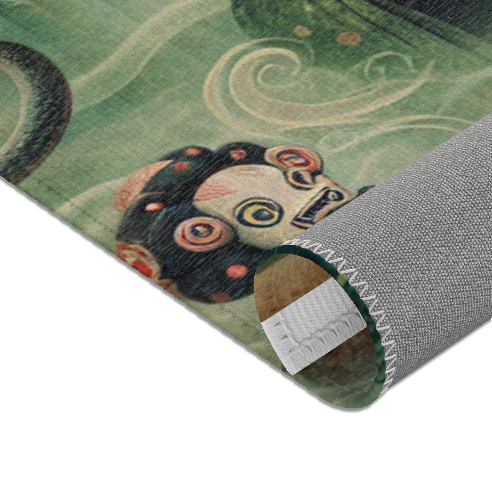 Traditional Yokai Art Captivating Area Rug