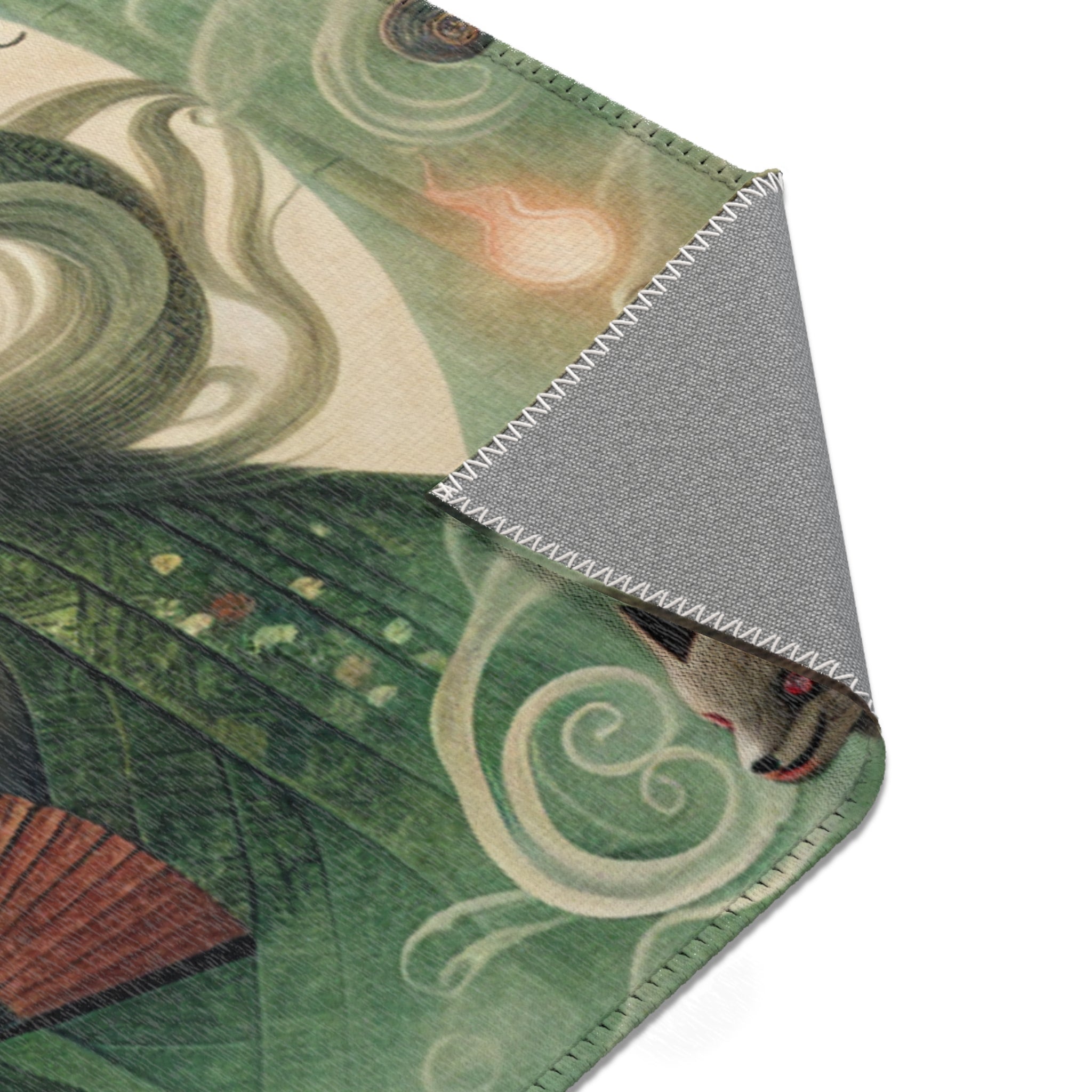 Traditional Yokai Art Captivating Area Rug