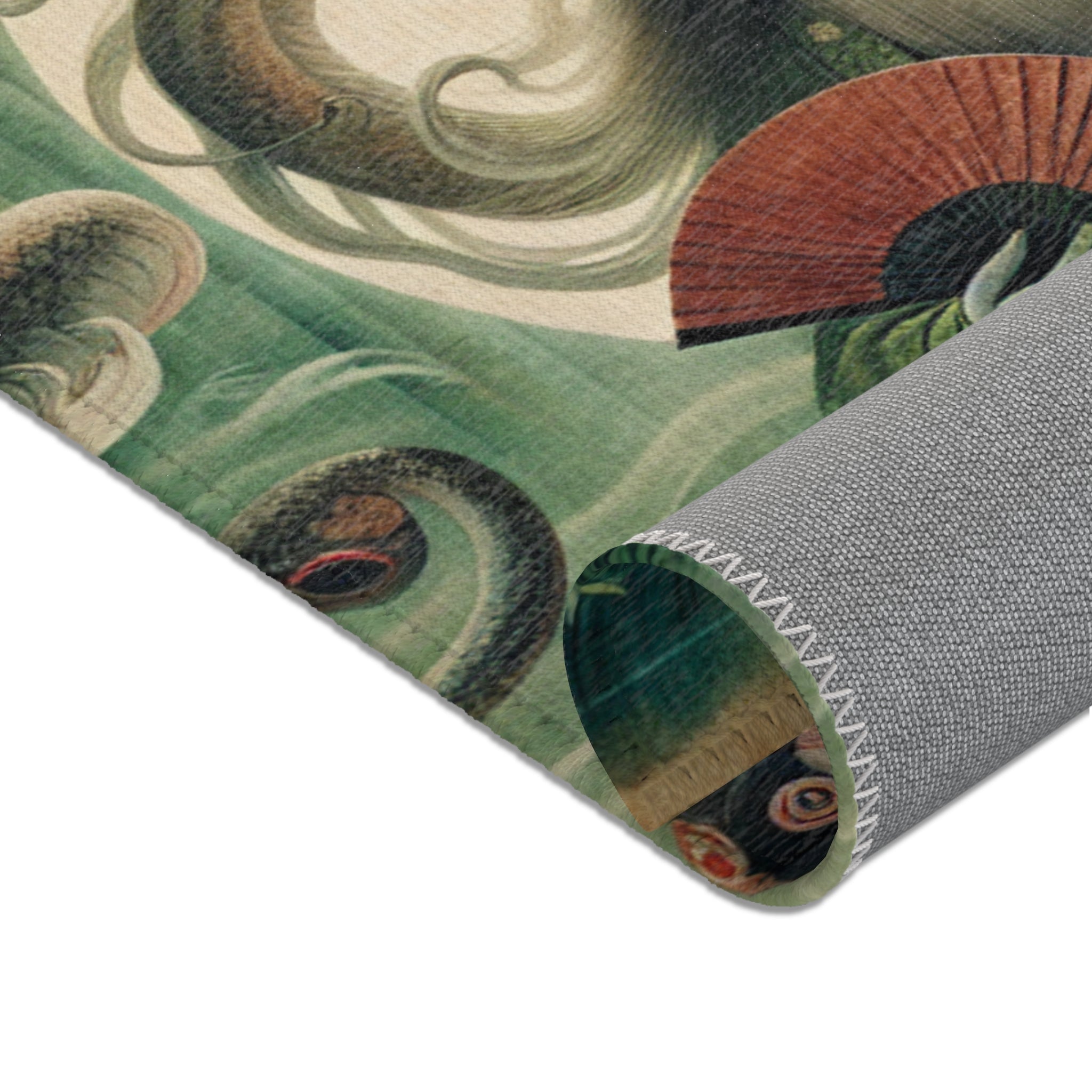 Traditional Yokai Art Captivating Area Rug