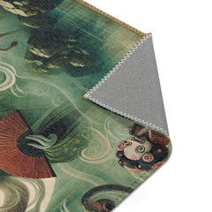 Traditional Yokai Art Captivating Area Rug