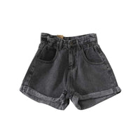 Thumbnail for Travel Antique Denim Shorts - Black grey / XL - Short Pants