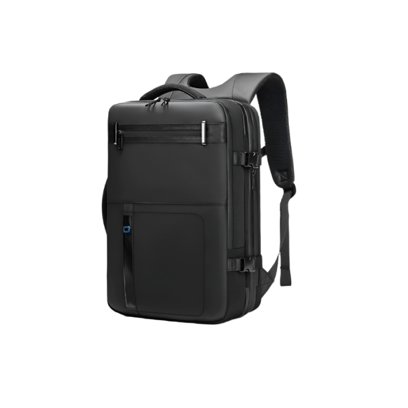 Travel Square Zip Buckle Shoulder Strap Backpack