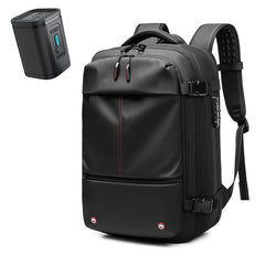 Travel Vacuum Compression Expanded Backpack Black With Pump