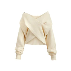Trendy Knit Two-Piece Set - Only Beige Sweater / M - Two