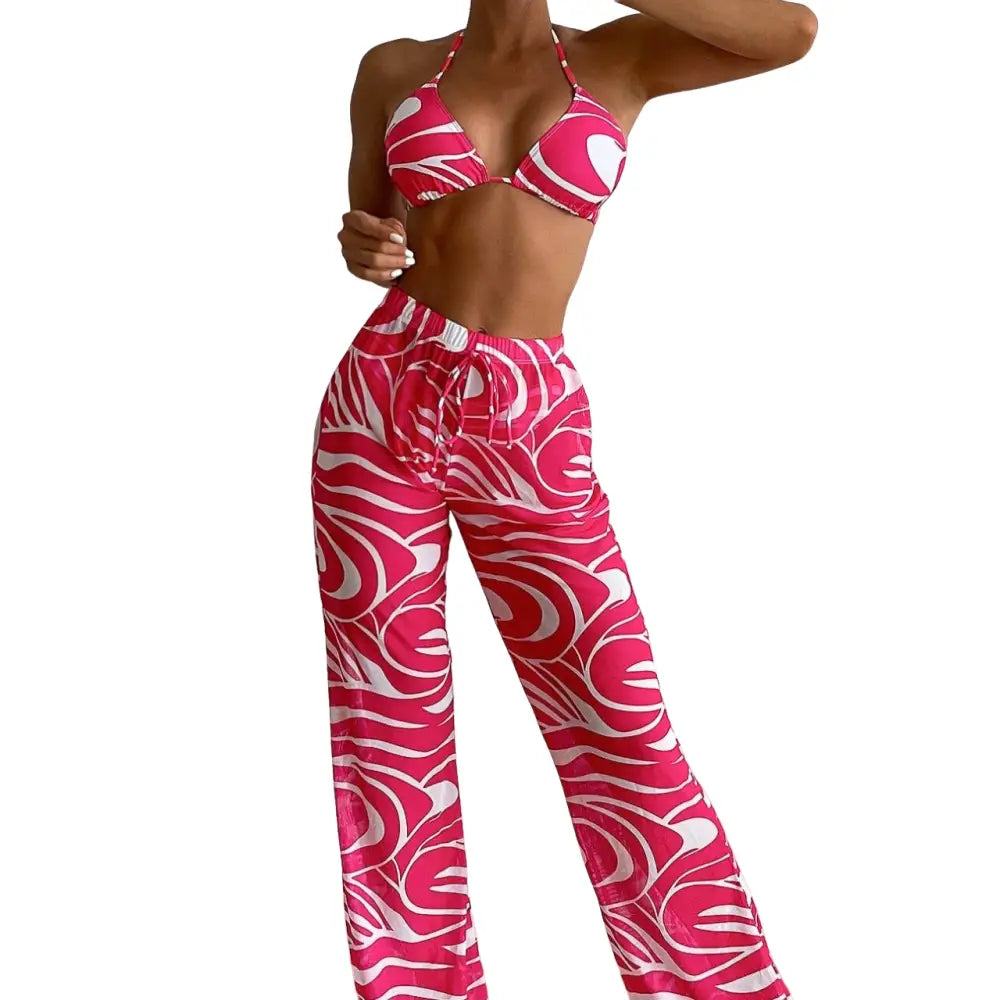 Triangle 3-pack Bikini Set