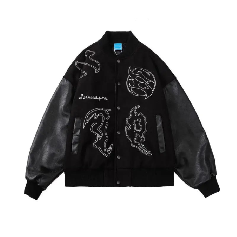 Tribal Embroidered Baseball Jackets