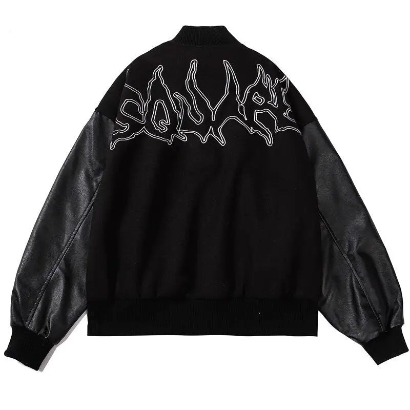 Tribal Embroidered Baseball Jackets