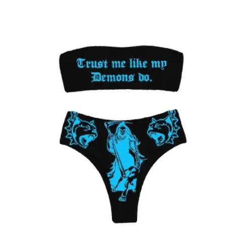 Trust My Demons Do Bikini Set